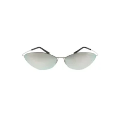 Malibu Round Sunglasses in Silver