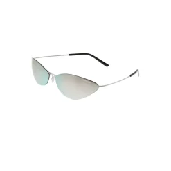 Malibu Round Sunglasses in Silver