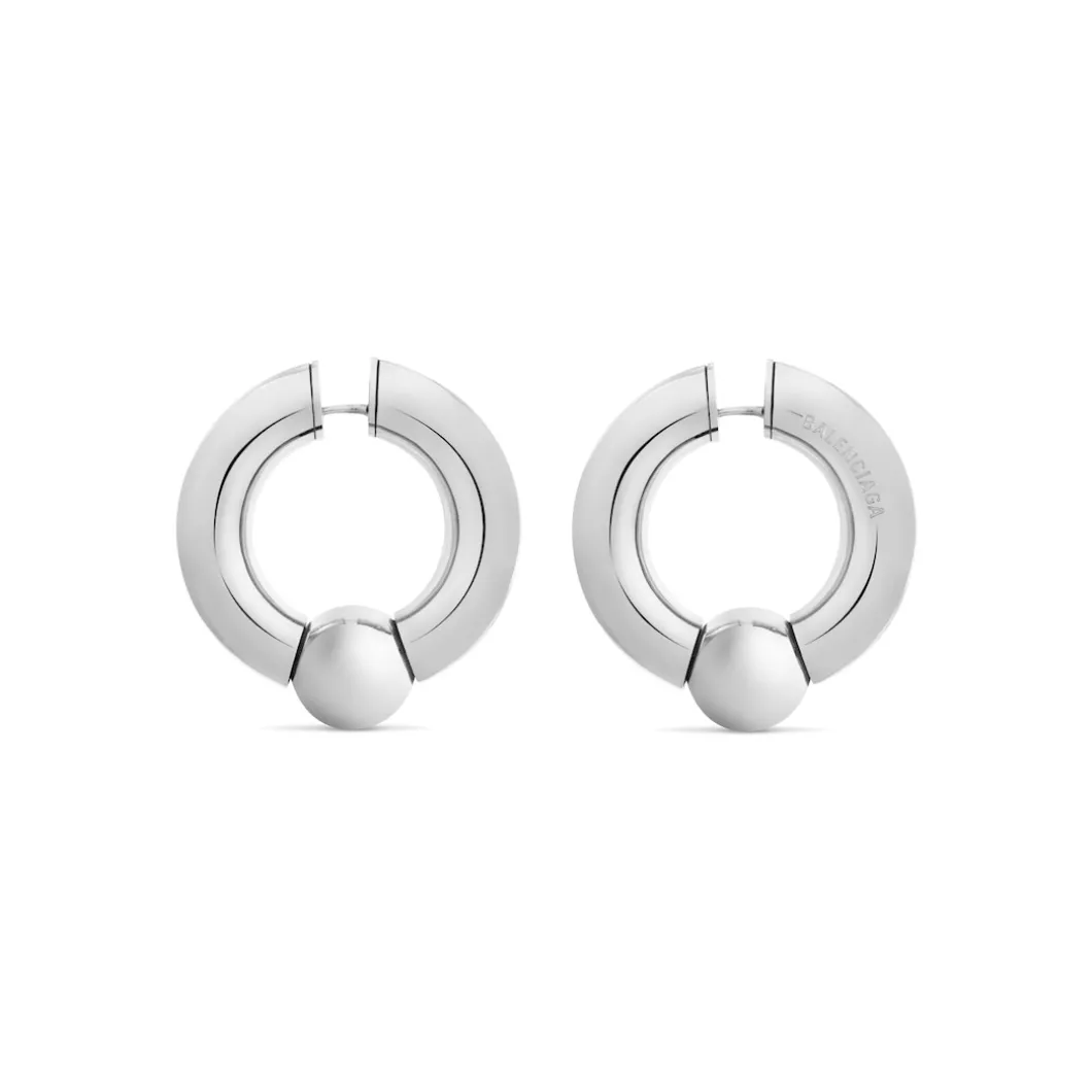 Mega Earrings in Silver
