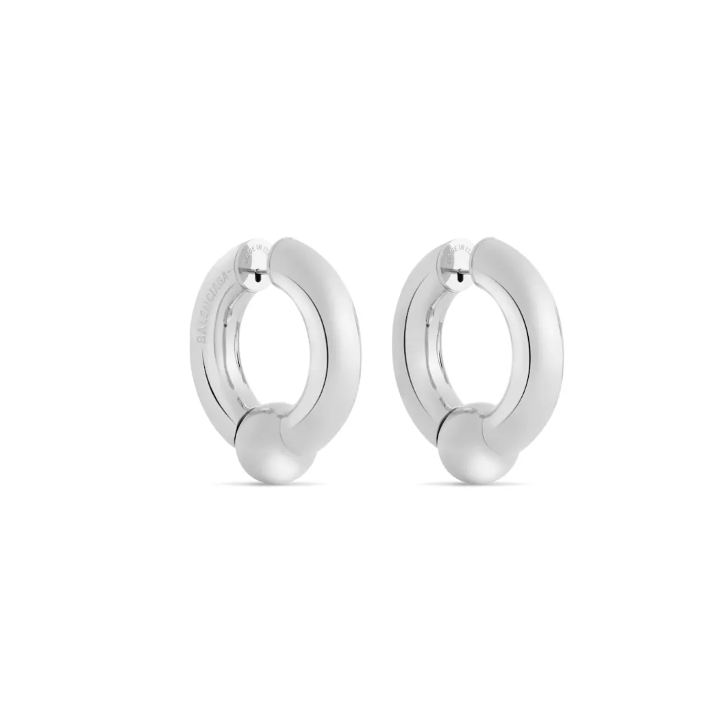 Mega Earrings in Silver