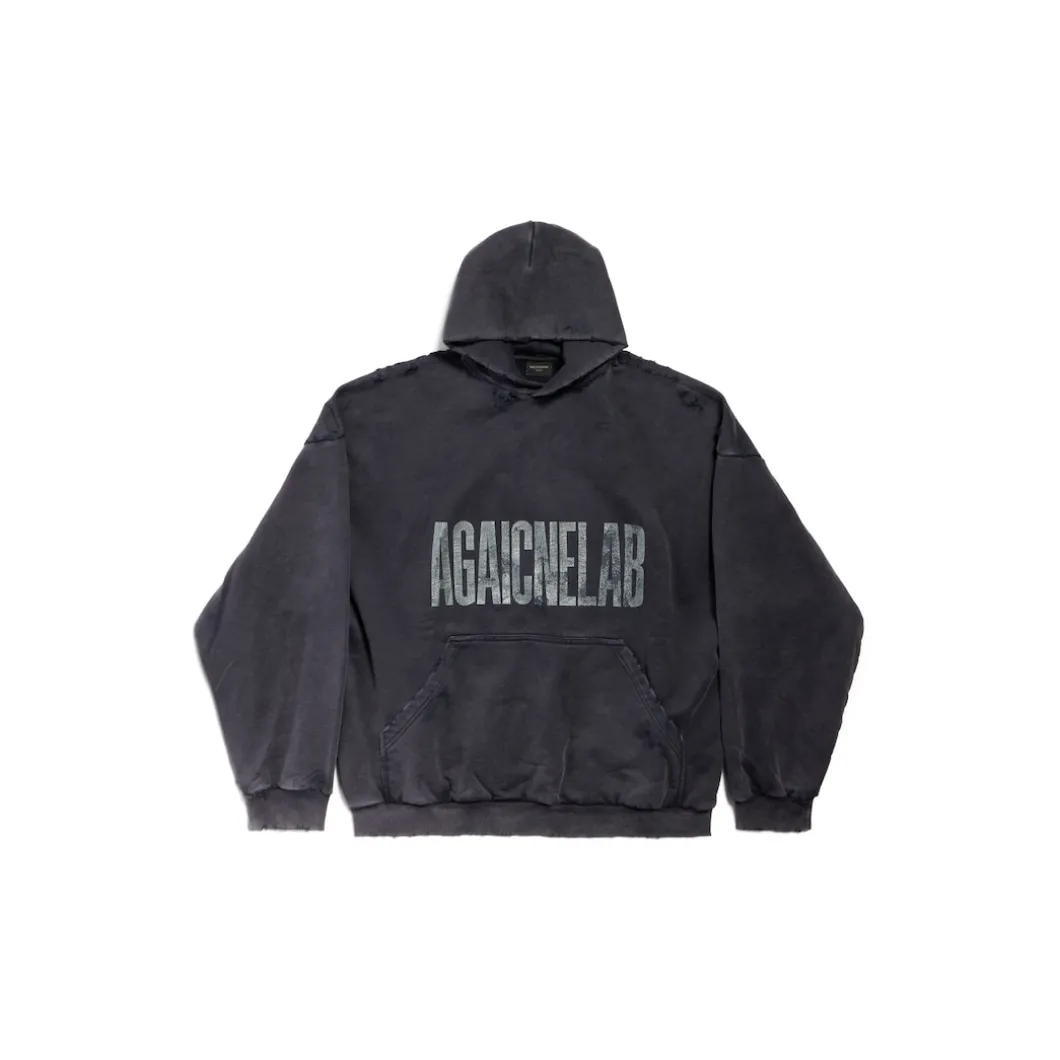 Men's Agaicnelab Hoodie Large Fit in Black