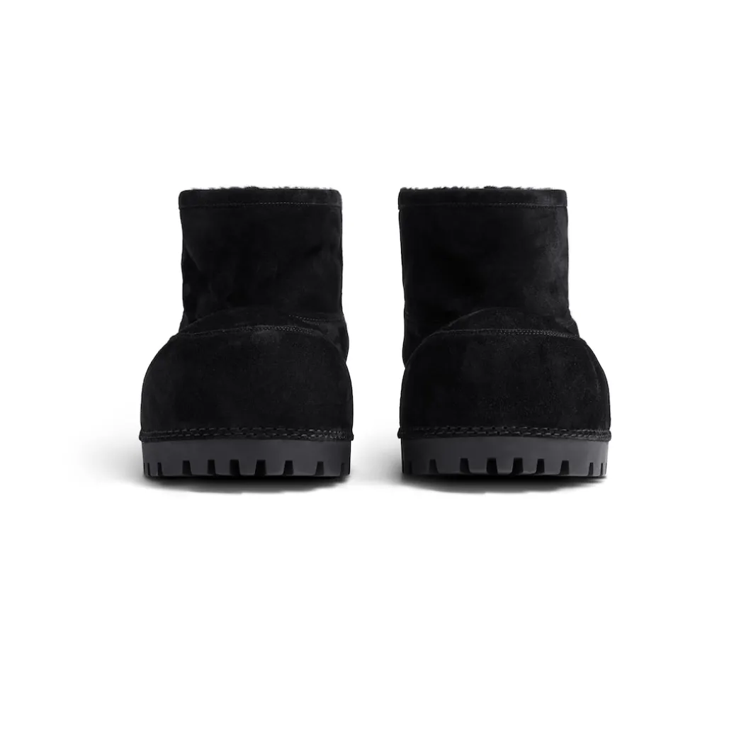 Men's Alaska Fur Bootie in Black