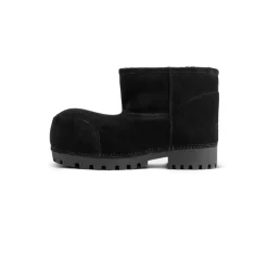 Men's Alaska Fur Bootie in Black