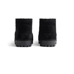 Men's Alaska Fur Bootie in Black