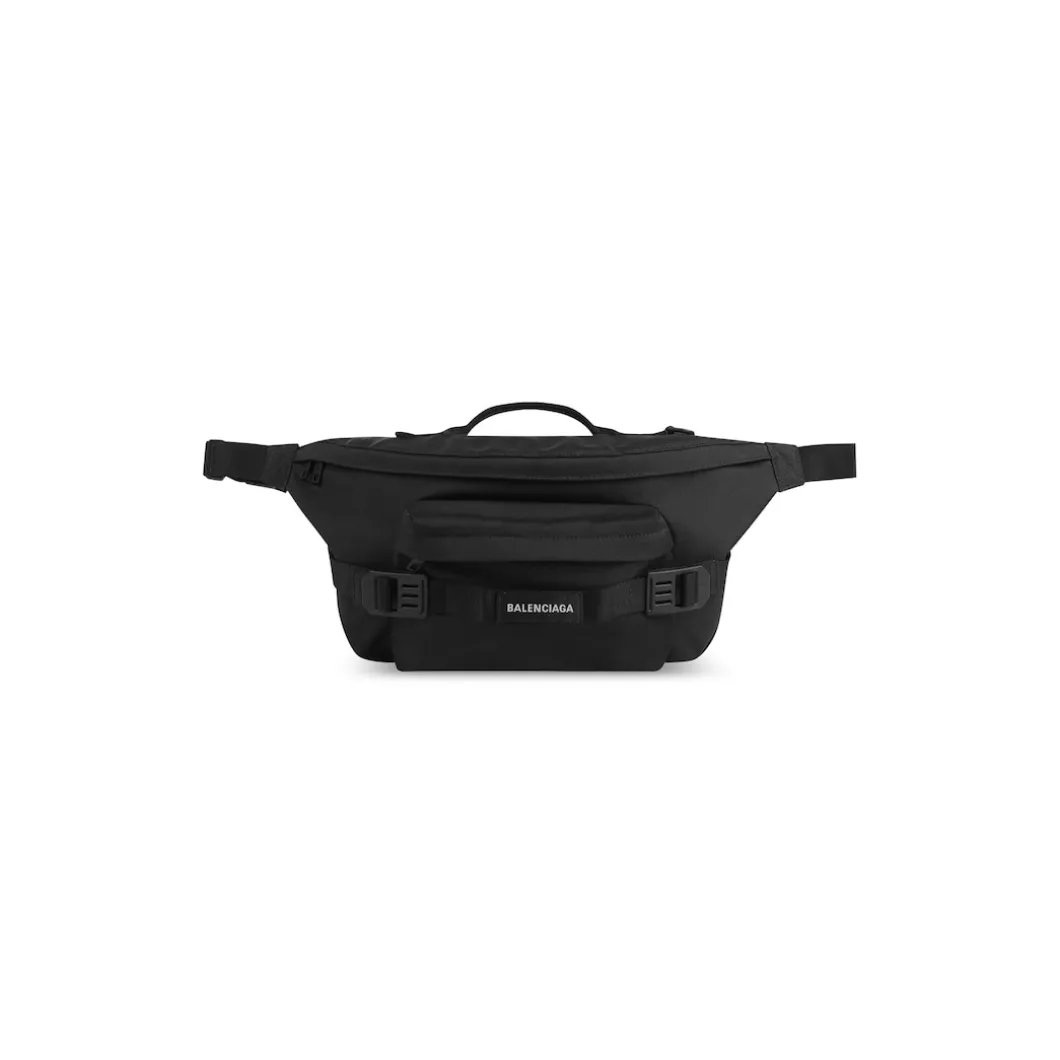 Men's Army Large Beltpack in Black