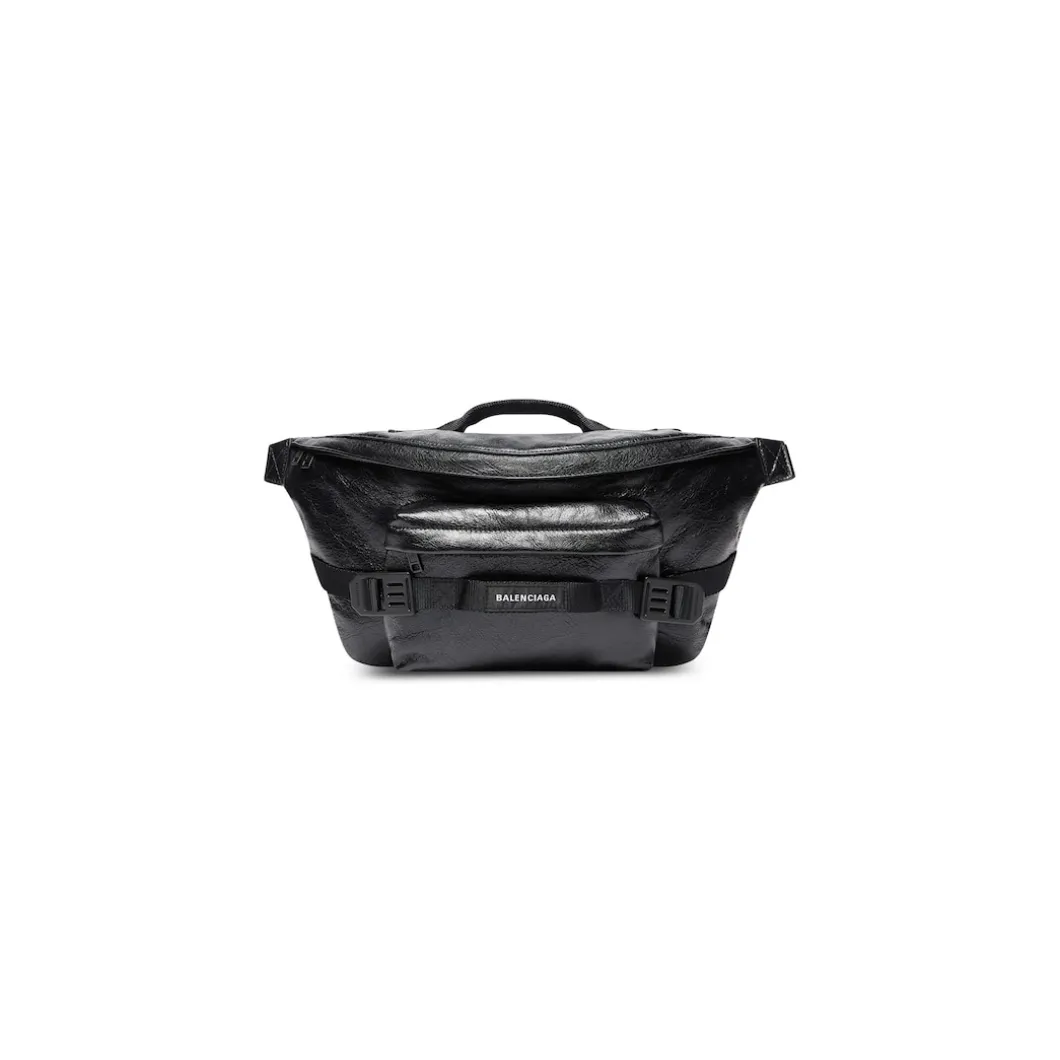Men's Army Large Beltpack in Black