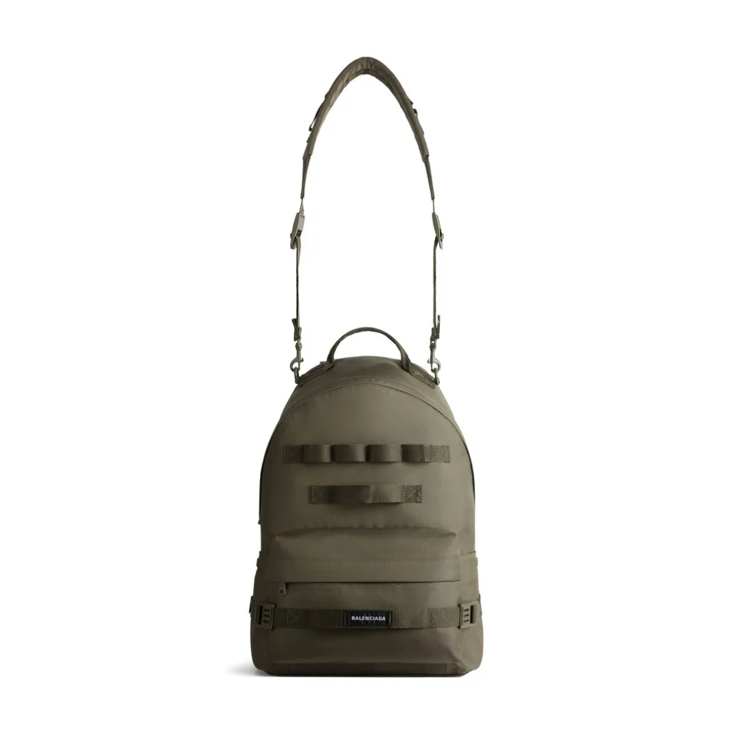 Men's Army Medium Multicarry Backpack in Dark Green