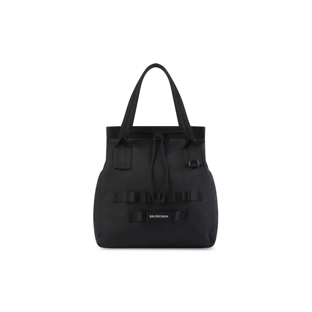 Men's Army Medium Tote Bag in Black