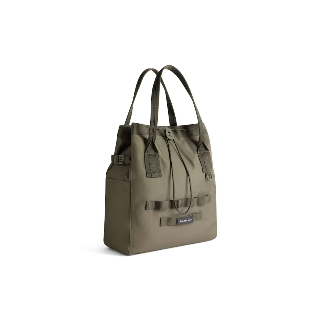 Men's Army Medium Tote Bag in Dark Green