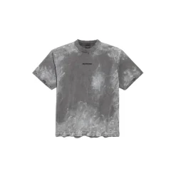 Men's Balenciaga Back T-shirt Medium Fit in Grey