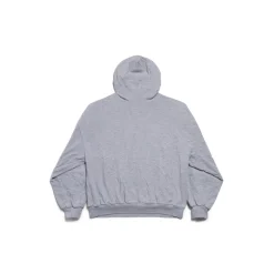 Men's Balenciaga Boxing Lined Hoodie Regular Fit in Grey