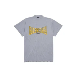 Men's Balenciaga Boxing T-shirt Oversize Fit in Grey