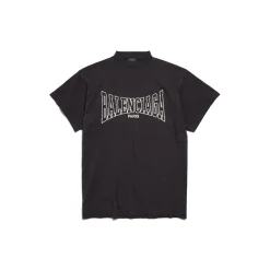 Men's Balenciaga Boxing T-shirt Oversize Fit in Black