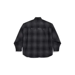 Men's Balenciaga Oversized Shirt in Grey/black