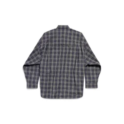 Men's Balenciaga Shirt Oversized in Dark Blue