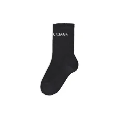 Men's Balenciaga Socks in Black