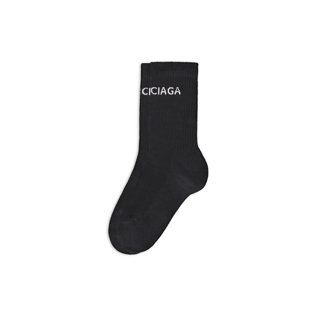 Men's Balenciaga Socks in Black
