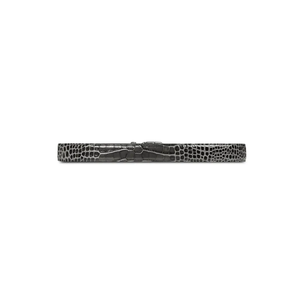 Men's Bb Large Belt in Dark Grey