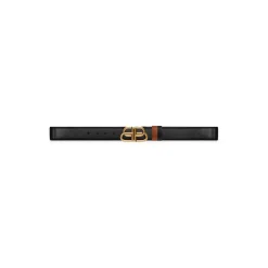 Men's Bb Reversible Belt in Black