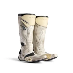 Men's Biker Boot  in White/beige/black