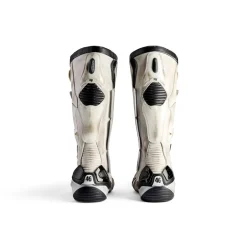 Men's Biker Boot in White/beige/black