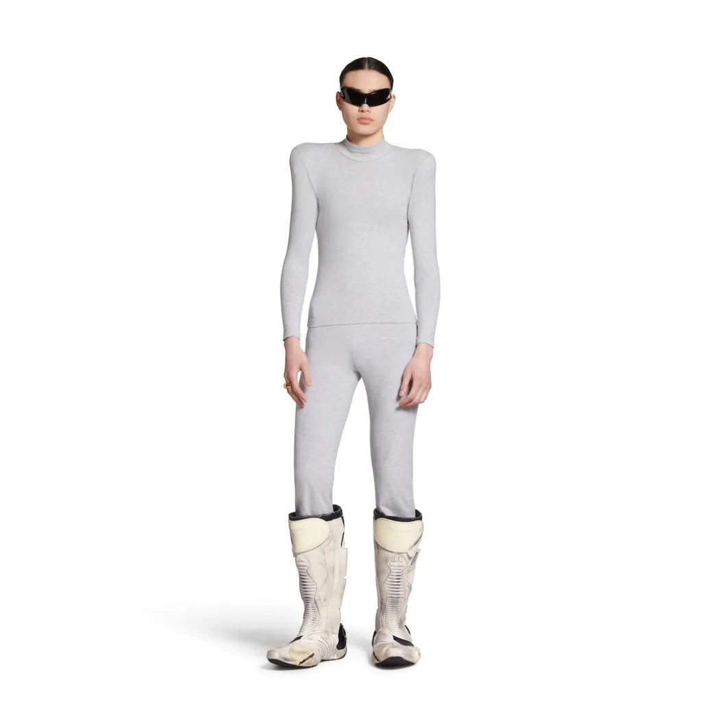 Men's Biker Boot in White/beige/black