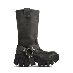 Men's Bulldozer Harness Boot in Black