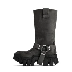 Men's Bulldozer Harness Boot in Black