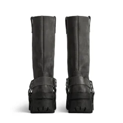 Men's Bulldozer Harness Boot in Black