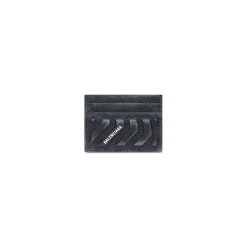Men's Car Card Holder Dirty Effect in Black