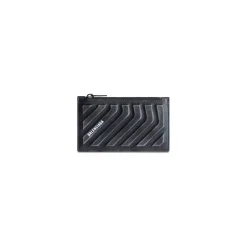 Men's Car Long Coin And Card Holder Dirty Effect in Black
