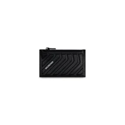 Men's Car Long Coin And Card Holder in Black