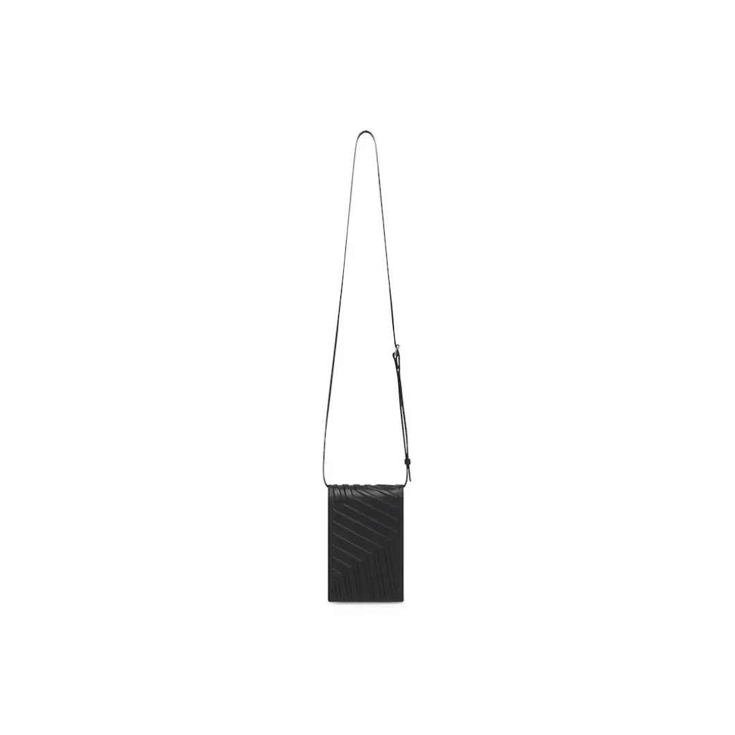 Men's Car Phone Holder On Strap in Black