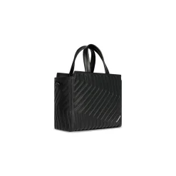 Men's Car Zipped Small East-west Tote Bag  in Black