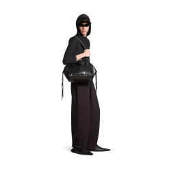 Men's Cargo Medium Tote Bag  in Black