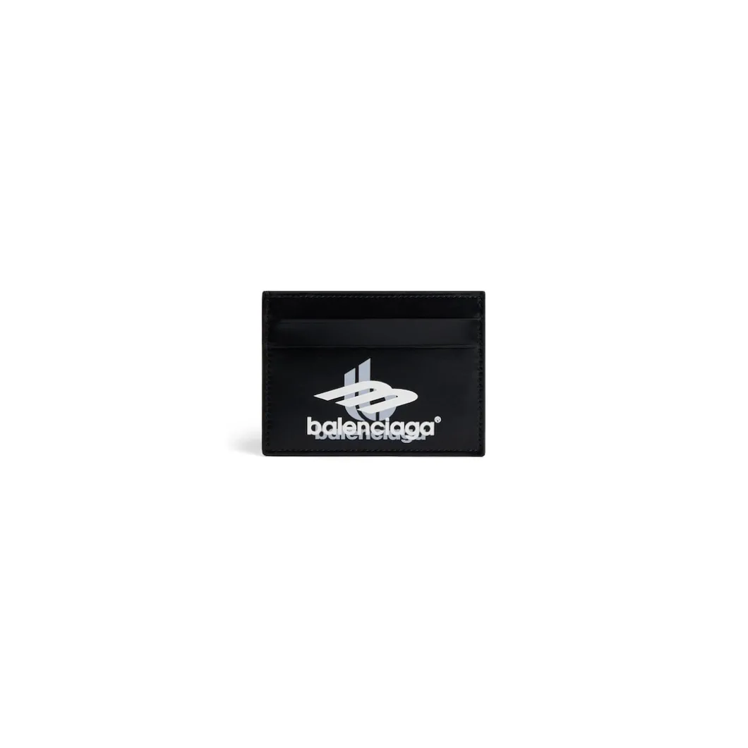 Men's Cash Card Holder Box in Black/white