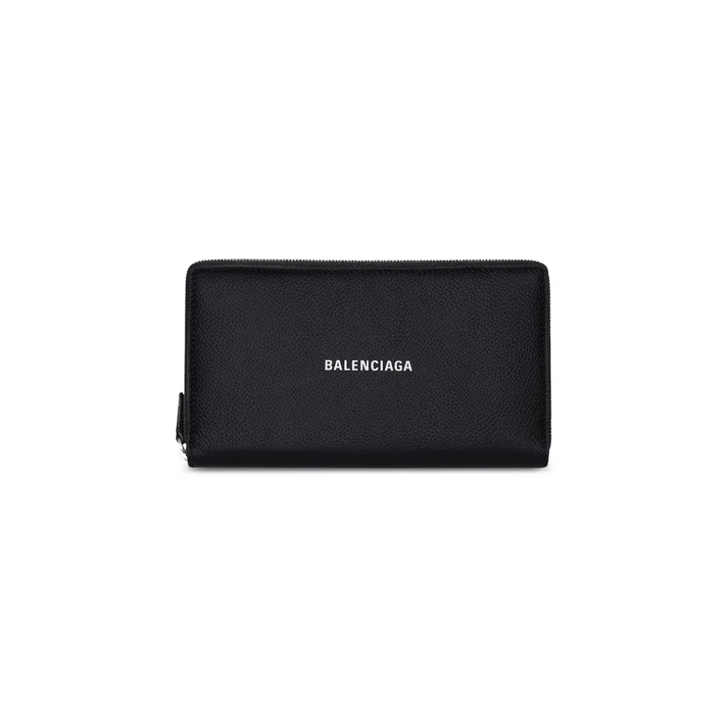 Men's Cash Continental Wallet in Black/white
