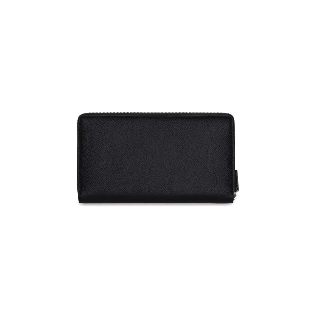 Men's Cash Continental Wallet in Black/white