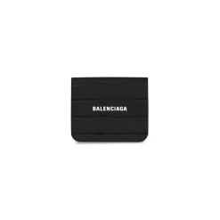 Men's Cash Flap Coin And Card Holder in Black