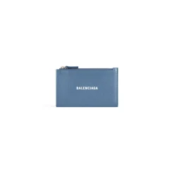 Men's Cash Large Long Coin And Card Holder in Blue