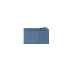 Men's Cash Large Long Coin And Card Holder  in Blue