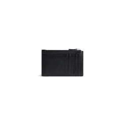 Men's Cash Large Long Coin And Card Holder in Black