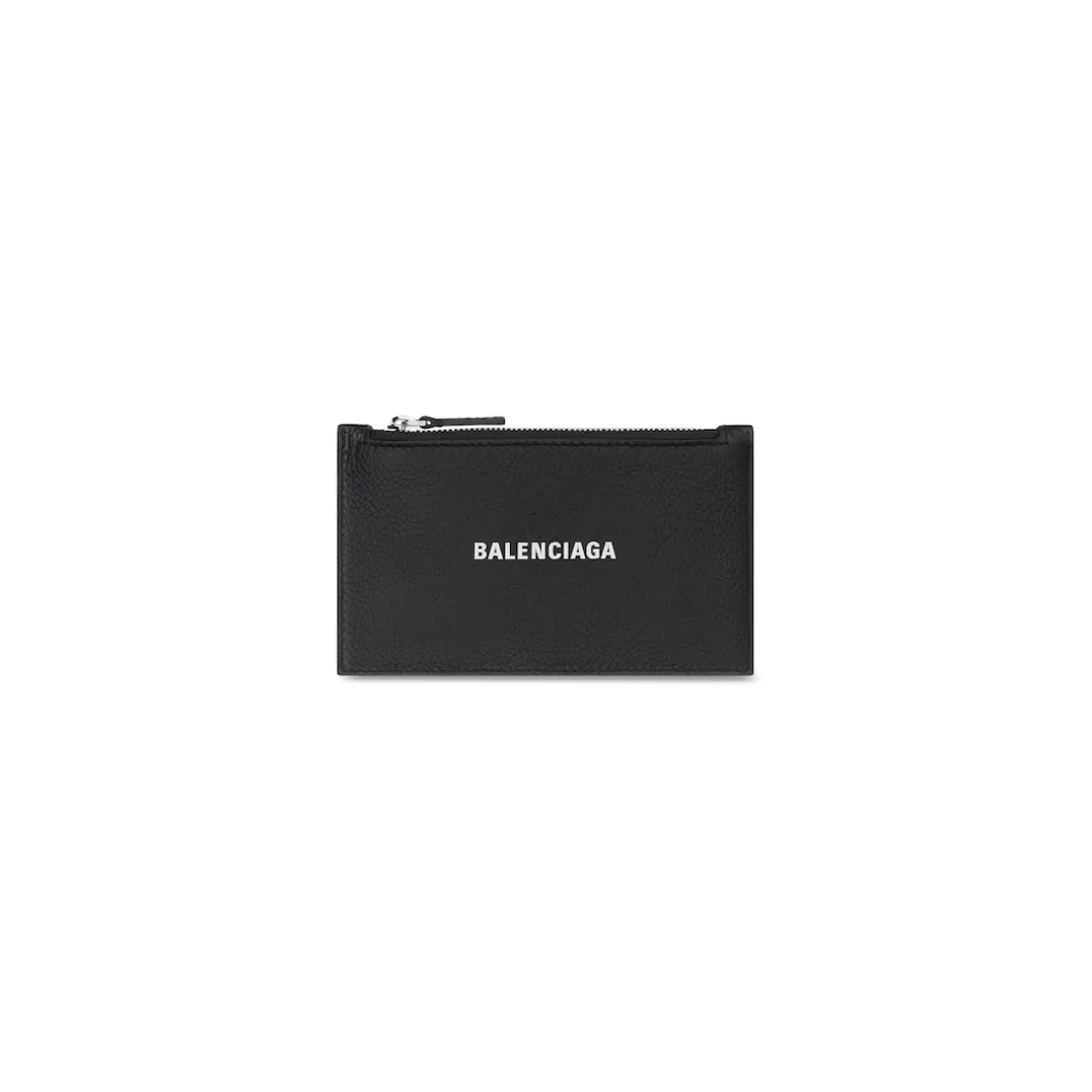 Men's Cash Long Coin And Card Holder in Black