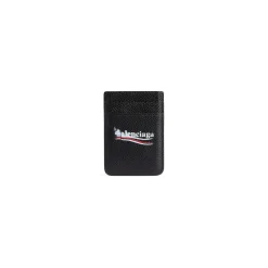 Men's Cash Magnet Card Holder  in Black