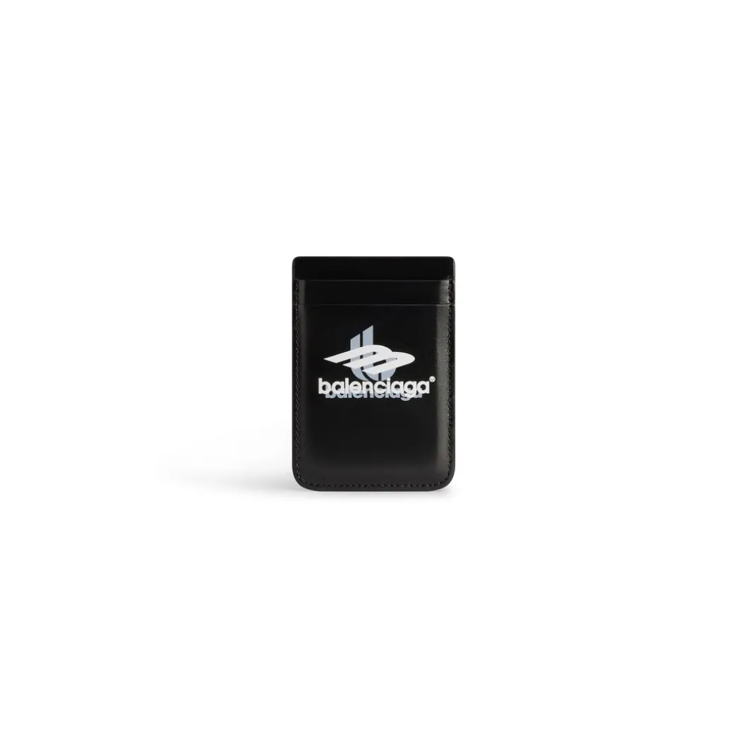 Men's Cash Magnet Card Holder Box in Black