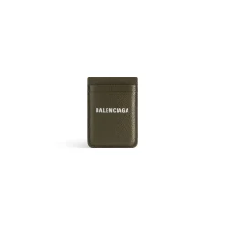 Men's Cash Magnet Card Holder in Dark Green