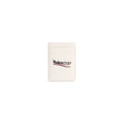 Men's Cash Magnet Card Holder in Light Beige