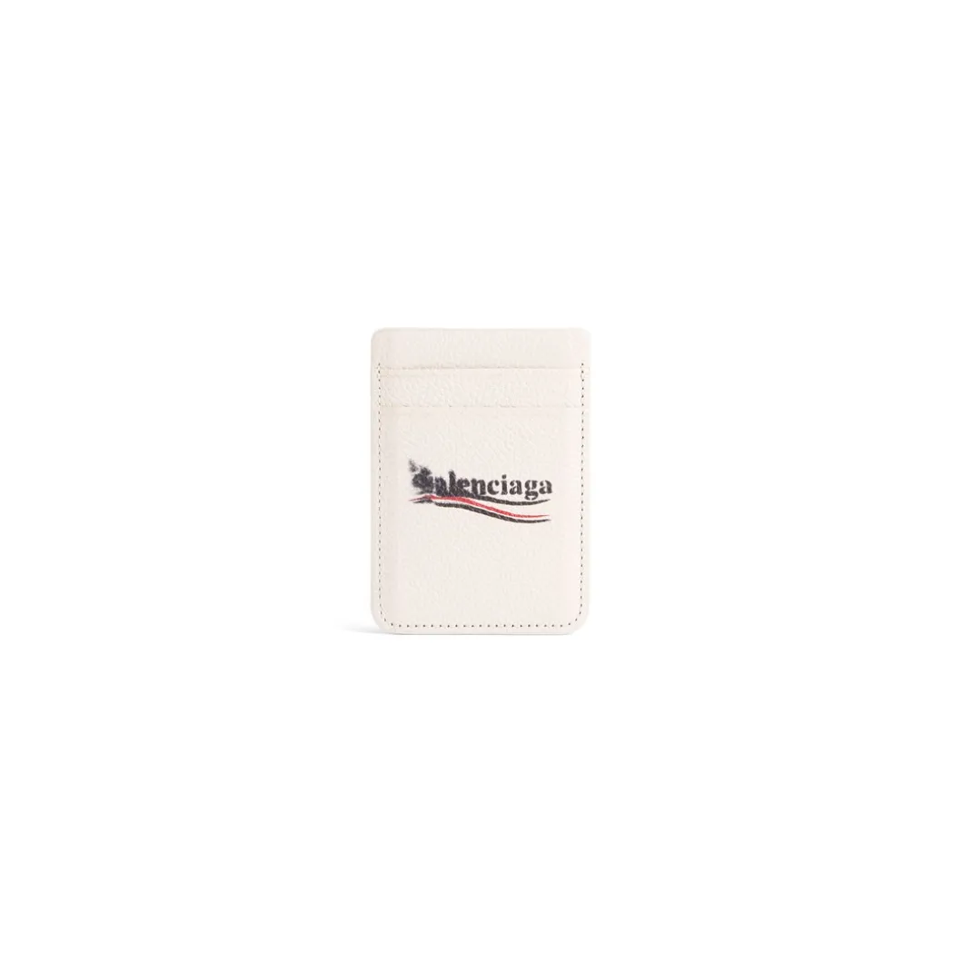 Men's Cash Magnet Card Holder in Light Beige