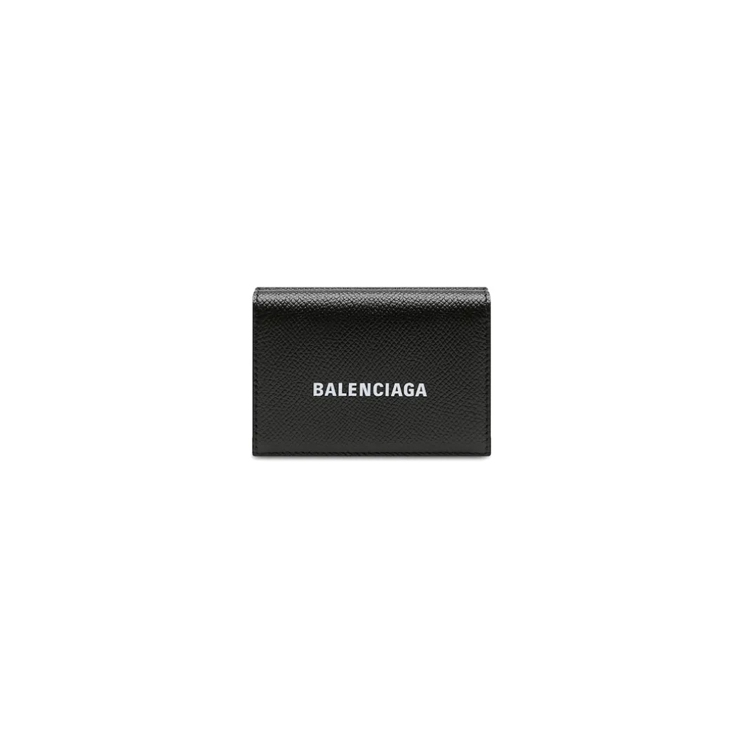 Men's Cash Mini Wallet in Black/white