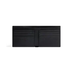 Men's Cash Square Folded Wallet Box in Black/white